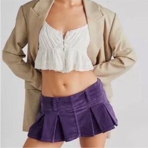 Free People Micro Mini Skort
